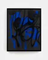 Black Dada A by Adam Pendleton contemporary artwork painting
