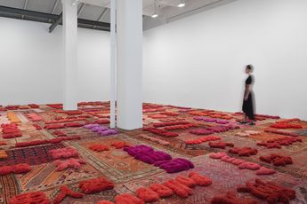 Contemporary art exhibition Lin Tianmiao Protruding Patterns at Galerie Lelong  Co. New York United States