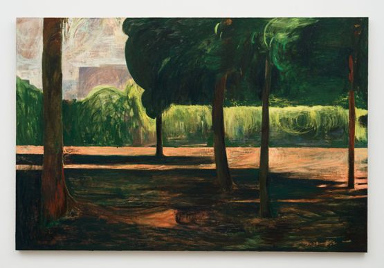 Little Park by Xiao Jiang contemporary artwork Painting