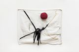 Landscape - Red Sun by Adriano Costa contemporary artwork textile