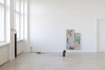 Contemporary art exhibition Nina Canell Dits Dahs at Barbara Wien Berlin Germany