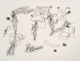 London at the Tate by Harold Cohen contemporary artwork drawing painting works on paper