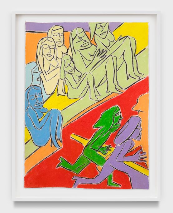 The Runners by Ruby Neri contemporary artwork Works on Paper