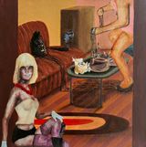 And in a place that could be shaken by Cinthia Sifa Mulanga contemporary artwork painting