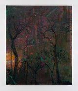 Red Stars by Elizabeth Magill contemporary artwork painting print