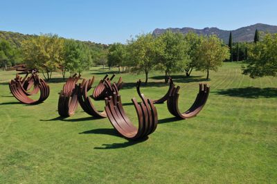 Bernar Venets Gravity-Defying Sculptures Arrive at Waddington Custot