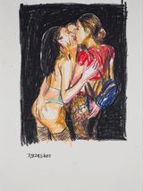 Untitled by Enoc Perez contemporary artwork drawing works on paper