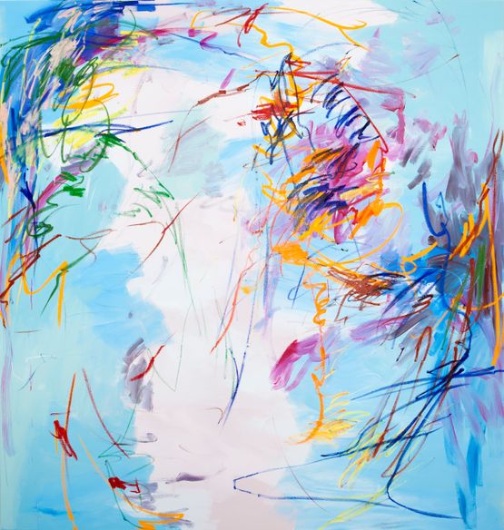 A mild spring night No.1 by Xiyao Wang contemporary artwork Painting
