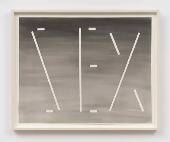 Gray-Black Sex by Ed Ruscha contemporary artwork Drawing
