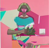 The Vessel of Becoming 03 by Natnael Ashebir contemporary artwork painting
