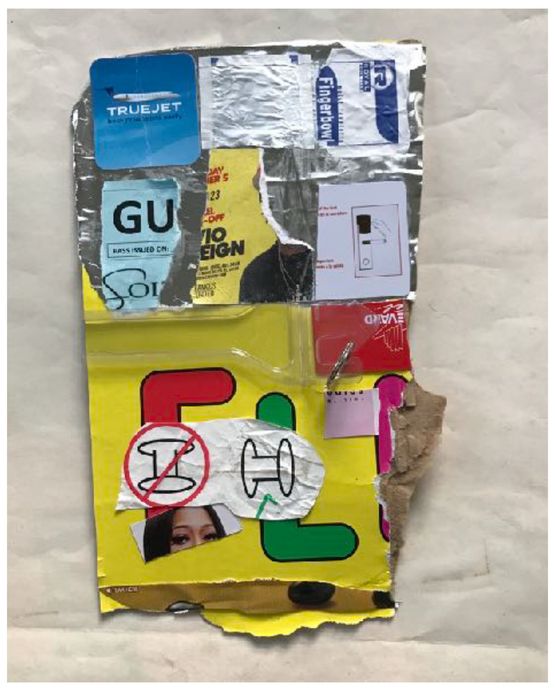 GU by Mark Flood contemporary artwork Works on Paper