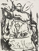Farewell Bill by Georg Baselitz contemporary artwork print