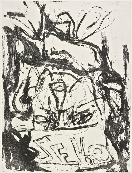 Farewell Bill by Georg Baselitz contemporary artwork Print