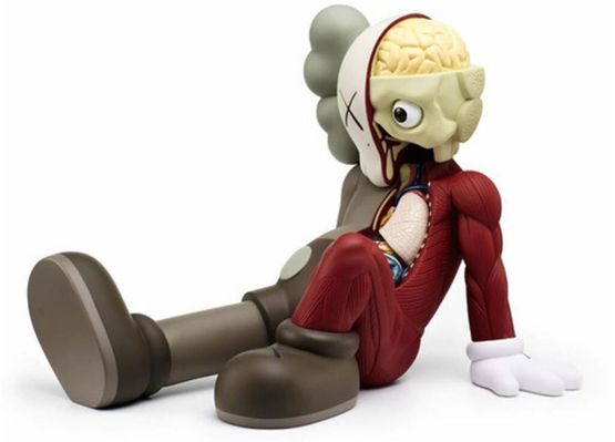 Resting Place brown by KAWS contemporary artwork Sculpture