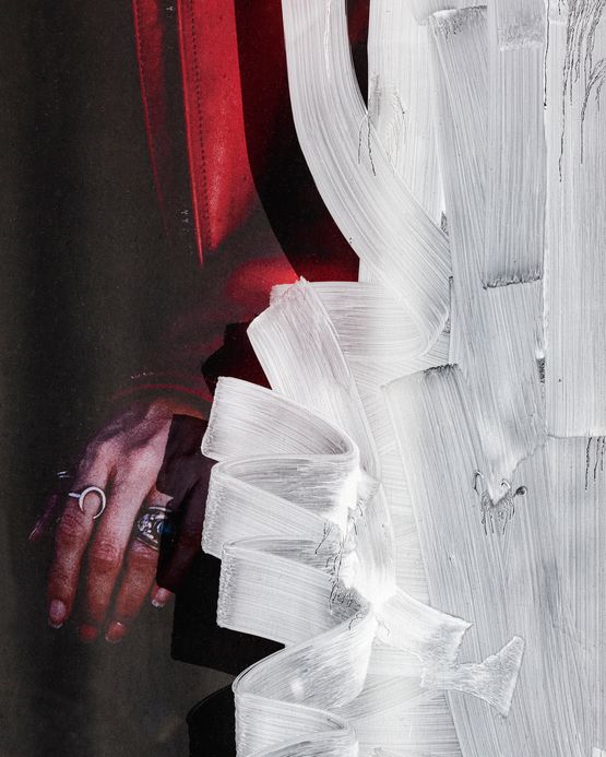 Overpainted Hand Poster Paris by Anastasia Samoylova contemporary artwork Photography