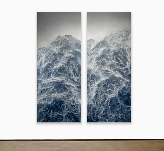 Cyano-Collage 171 by Chi-Tsung Wu contemporary artwork Painting