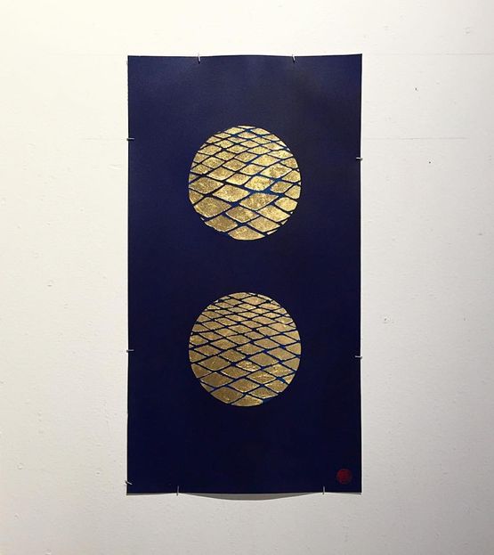 Quiet bonds Two brothers by Timothy Hyunsoo Lee contemporary artwork Works on Paper