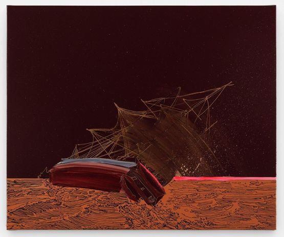 Shipwreck After August by Whitney Bedford contemporary artwork Painting