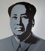 Mao Grey by Sunday B. Morning  Andy Warhol contemporary artwork print