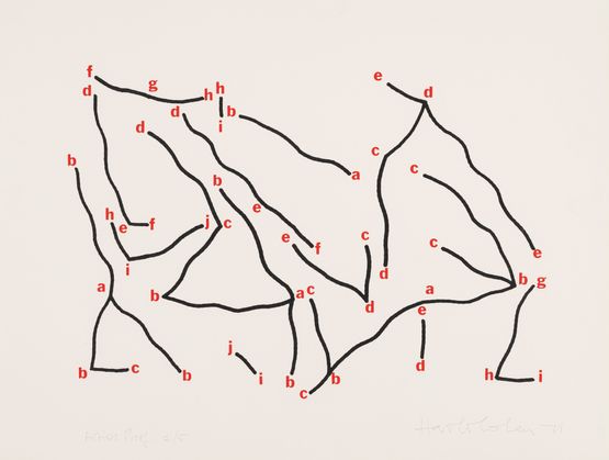 Untitled i23-3547 by Harold Cohen contemporary artwork Print