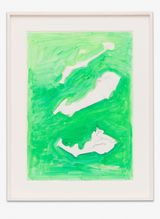 Liegende Reclining Figures by Maria Lassnig contemporary artwork drawing painting works on paper