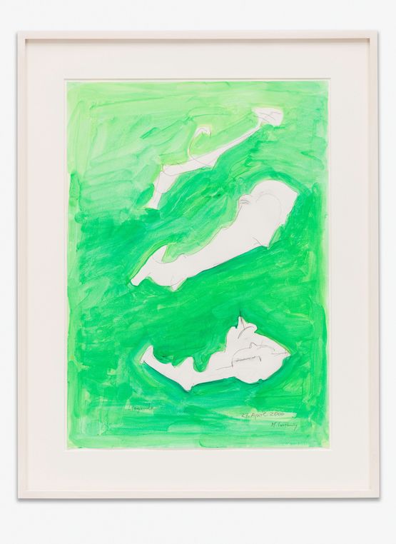 Liegende Reclining Figures by Maria Lassnig contemporary artwork Painting