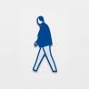 Blue jacket. by Julian Opie contemporary artwork Sculpture