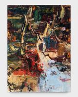 Evening Scene into the Forest by Tu Hongtao contemporary artwork painting