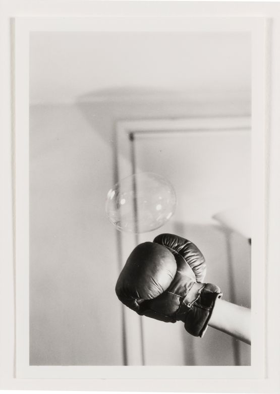 Untitled Boxing Glove and Bubble Series by Rose Finn-Kelcey contemporary artwork Photography