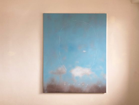 Hotdog by Lee Kit contemporary artwork Painting