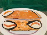 Cannoli by Chantal Joffe contemporary artwork painting