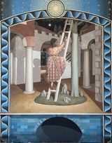 White Ladder by Christian Hidaka contemporary artwork painting