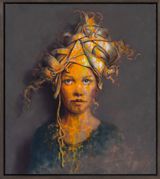Sie fing by Jonas Burgert contemporary artwork painting