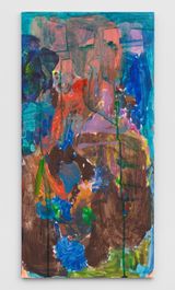 Features of the same face by Hayley Tompkins contemporary artwork painting works on paper