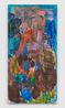 Features of the same face by Hayley Tompkins contemporary artwork Painting