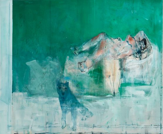Ascensione by Cesare Lucchini contemporary artwork Painting