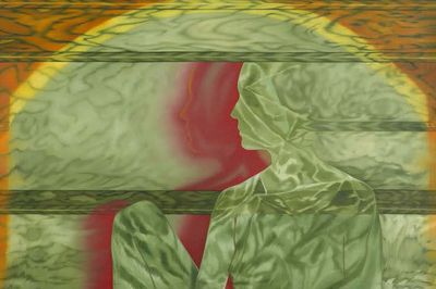 Jenny Morgans Marbled Masterpieces at Anat Ebgi