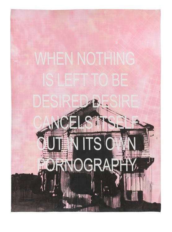 Desired by Monica Bonvicini contemporary artwork Painting