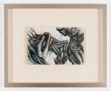 Escaping Water by Dominika Trapp contemporary artwork drawing painting works on paper