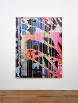Monarch Wing Detail Shattered Screens by Zac Langdon-Pole contemporary artwork mixed media