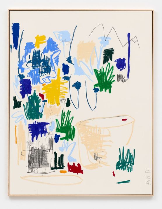 STARKE VORHERSAGE DORT by Andi Fischer contemporary artwork Drawing