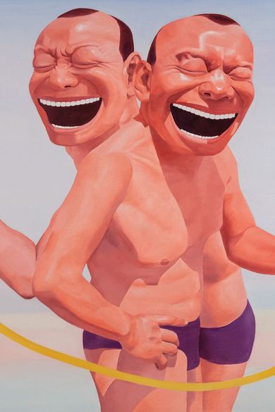 Yue Minjun's Cynical Realism Incorporates New Symbolism