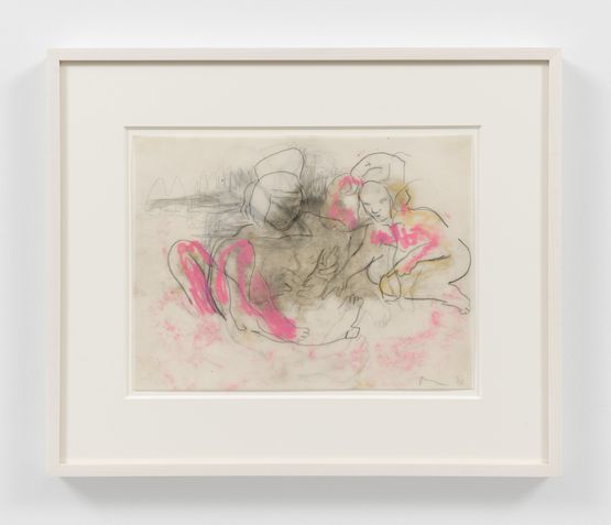 Kline Nurses Study 3 by Rita Ackermann contemporary artwork Painting