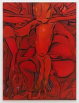 Cherub in a Cage by Julia Trybala contemporary artwork painting