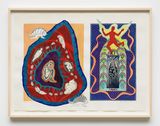 Hildegard and I by Faith Wilding contemporary artwork mixed media works on paper