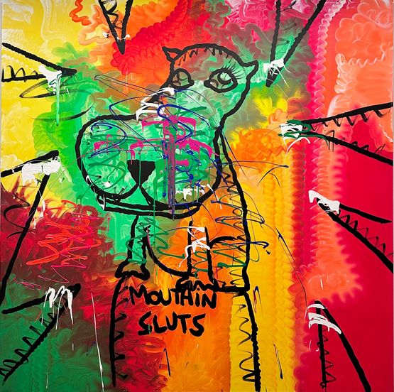Untitled by Bjarne Melgaard contemporary artwork Painting