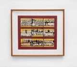 Homenagem aos herois do estadio Homage to the Stadium Heroes by Rubens Gerchman contemporary artwork drawing