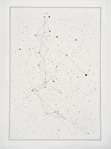 I saw all the letters in all the stars 44 by Timo Nasseri contemporary artwork drawing painting works on paper