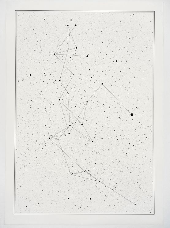I saw all the letters in all the stars 44 by Timo Nasseri contemporary artwork Painting