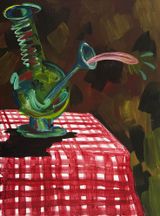 Choking by Gorka Mohamed contemporary artwork painting works on paper